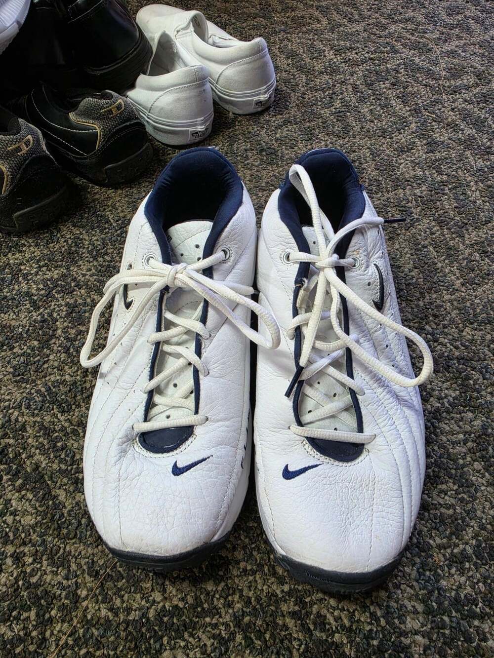 Nike Air Max Chosen White Navy Blue Shoes